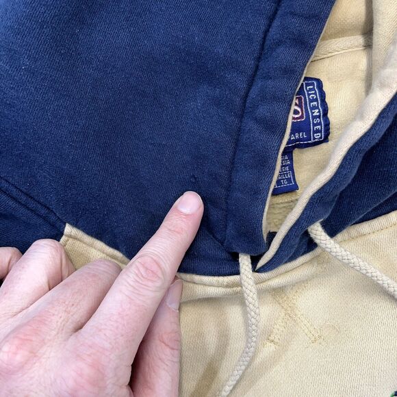 Vintage Notre Dame Fighting Irish Hoodie Mens XL Sweatshirt Champs Sportswear - Picture 8 of 11